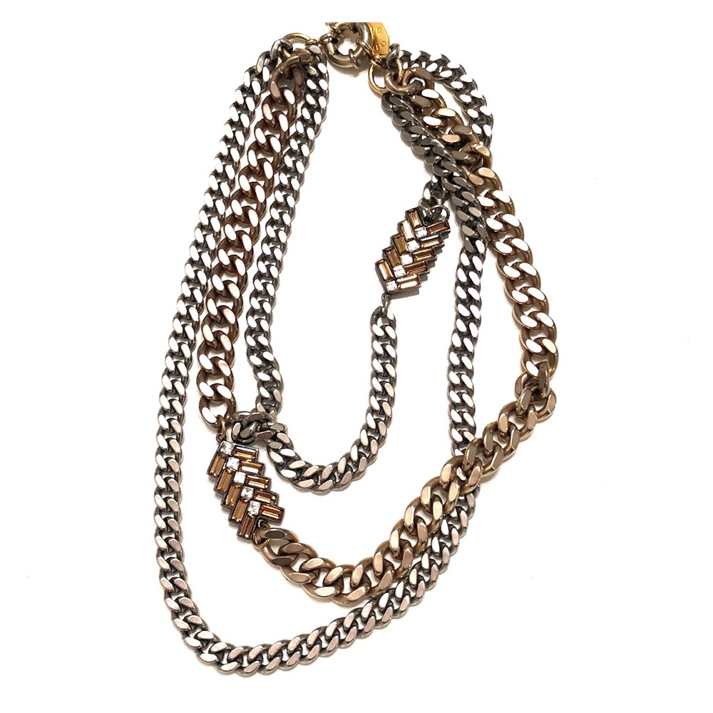 Giles and Bro multiple chain necklace